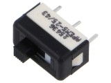 Comutator glisant APEM 25436NAH 2 poziții SPDT 1A 30VDC PCB ON-ON