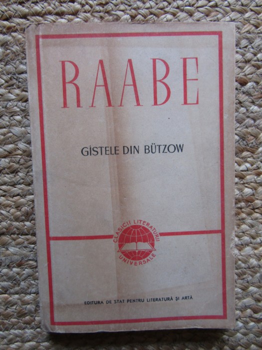 Wilhelm Raabe - G&icirc;ștele din Butzow