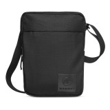 Geanta umăr Mammut Xeron Pouch 2 Black, 2L, Poliester, Crossbody, Buzunare Fermoar, Impermeabilă, Activități Zilnice