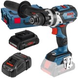 Bosch GSB 18V-110 C + ProCORE + GAL 1880 CV - Masina de gaurit si insurubat cu percutie 110 Nm valiza speciala + Set acumulator si incarcator Li-Ion 1