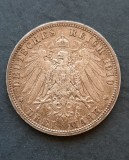 3 Mark &quot;Wilhelm II v Preussen&quot; 1910, Statele germane - G 4449, Europa