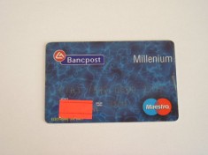 B12 12 - Card bancar foarte vechi - piesa de colectie