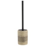 Cumpara ieftin Perie Toaletă Piatră &ndash; Natural Compoziție Polirăsină + Pvc