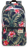 Rucsac pentru femei, urban, scolar, floral A4, Zagatto ZG695, Multicolor, PVC