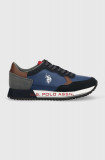 U.S. Polo Assn. sneakers Cleef culoarea albastru marin, U.S. Polo Assn.