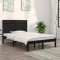 vidaXL Cadru de pat, negru, 140x190 cm, lemn masiv 3104592