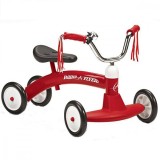 Cvadriciclu fara pedale Radio Flyer Scoot About, Rosu