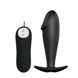 Plug anal din silicon cu 12 moduri de vibratii Pretty Love anal stimulation