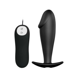 Plug anal din silicon cu 12 moduri de vibratii Pretty Love anal stimulation