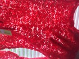 Bluza ocazie dantela elastica rosie m 38