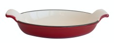 RAKI Tava fonta ovala cu strat ceramic 26x15,5cm foto