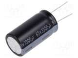 Condensator electrolitic THT AISHI 3300uF 63VDC &Oslash;22x40mm &plusmn;20%