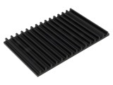 Radiator Extrudat cu Aripioare Negru 100x159x10 mm