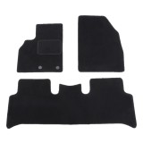 Set covorase auto mocheta Velor RENAULT SCENIC (JZ), 05.2009-11.2016, negru,