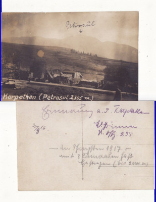 Maramures , Carpati- Petrosul, Pietrosul - tema militara, razboi- foto WWI foto