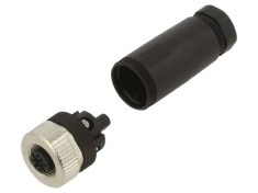 Mufa M12 5-Pin Mama pe Cablu Drept foto