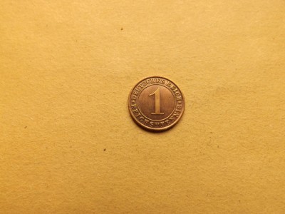 Germania 1 Reichspfennig / Pfennig 1929 A foto