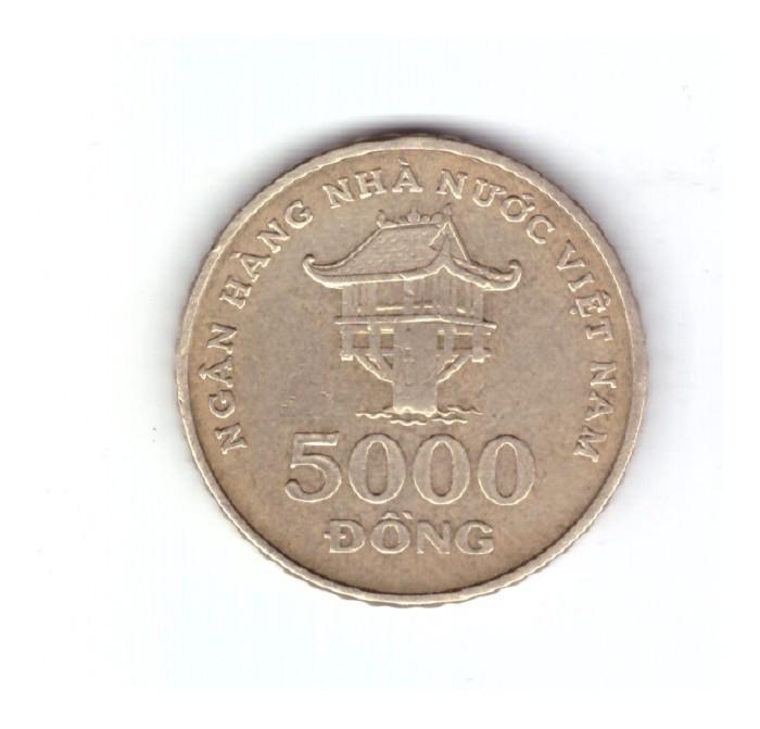 Moneda Vietnam 5000 dong 2003, stare buna, curata