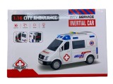 Masina ambulanta cu baterii sunete si girofare