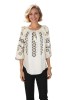 Bluza dama RS25 bej , marimea 2XL, Casual, Bumbac