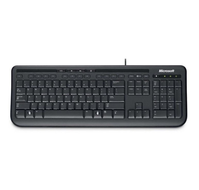 Tastatura Microsoft Wired Keyboard 600, USB, Negru, QWERTY INT