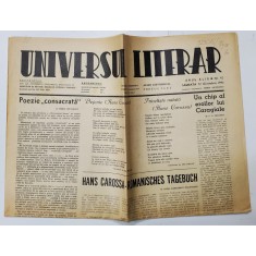 UNIVERSUL LITERAR , SAPTAMANAL , ANUL XLIX , NR. 47 , SAMBATA , 12 OCTOMBRIE , 1940