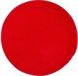 Covor Rotund Camera Copii Model Kolibri 11000-120, Marime 80 x 80 cm, Rosu, Inaltime Fir 9 mm, Antialergic, Polipropilena, Gradinita, Cresa, Loc de Jo