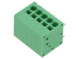 Regletă de Conexiuni PCB 90&deg; 3,5mm 5 Piste 10A