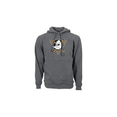 Anaheim Ducks hanorac de bărbați Core Logo Charcoal Slide grey - XXL