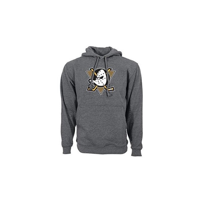 Anaheim Ducks hanorac de bărbați Core Logo Charcoal Slide grey - L