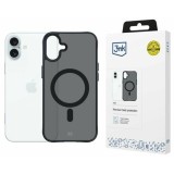 Husa de protectie 3mk Smoke MagCase pentru iPhone 16 Plus Semi-Transparent