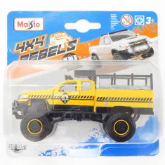 Masinuta 4X4 Rebels Maisto, Chevrolet Colorado 2017 Amarelo, 1:64, Galben