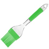 Perie patiserie din silicon cu maner din plastic,verde,23 cm, Oem