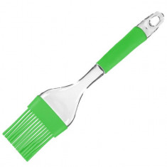 Perie patiserie din silicon cu maner din plastic,verde,23 cm