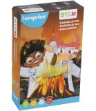 Joc STEM Atelier de Lavă pentru Copii, Set Educational Experimente, Varsta 4-6 ani, Materiale Netoxice, Origine Portugalia
