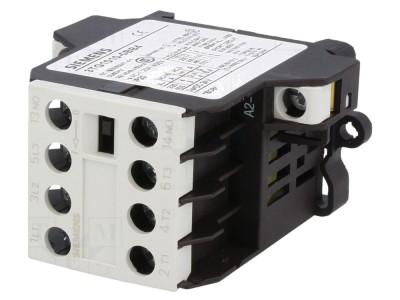 Contactor 4-poli 24VDC 8.4A DIN foto