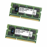 Set memorie RAM 8 GB (2x4 GB) sodimm ddr3L 1600 Mhz dual channel pentru laptop, DDR 3