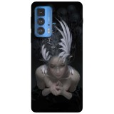 Husa compatibila cu Motorola G20 model Anime fantasy girl, Silicon, TPU, Viceversa, Transparent, Carcasa