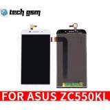 Display cu touchscreen Asus Zenfone Max ZC550KL Alb Original