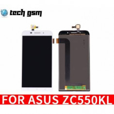 Display cu touchscreen Asus Zenfone Max ZC550KL Original Alb foto