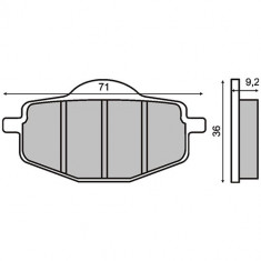 Placute frana MBK Flyone Cod Produs: MX_NEW 225102730RM