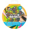 Carte de colorat Mandala Grafix, 25 pagini, diametru 15 cm, 3 ani+, activitati creative, imaginatie, dexteritate