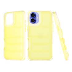Husa iPhone 16 Techsuit Wave Shield, galben foto
