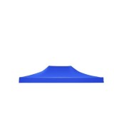 Prelat&Auml; acoperi&Egrave; cort pavilion 4,3 x 2,9 m, oxford 700d cauciucat, impermeabil&Auml;, v&Atilde;&cent;rf plat, albastru &acirc; doar copertin&Auml;