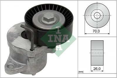 INA 534 0439 10 Intinzator curea, curea distributie foto