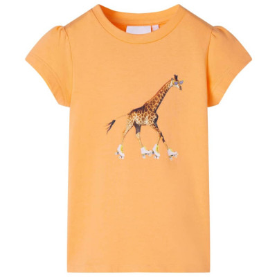Tricou pentru copii, portocaliu aprins, 140 GartenMobel Dekor foto