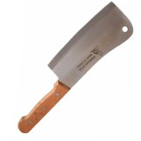 Satar de bucatarie din otel inoxidabil si maner din lemn, 32 cm