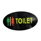 Cumpara ieftin Panou Reclama Luminoasa LED TOILET Interior, Efect Strobo Flash, 430x230mm, Alimentare 220V, Durata Viata 100.000 Ore