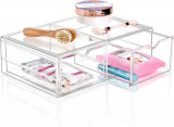 Autobuz Clear Acrylic Machiaj Organizatori - X-Large Bijuterii, Machiaj &amp; Organ, Oem