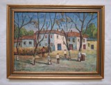 Camine muncitoresti &ndash; scena urbana comunista, 30&times;40 cm